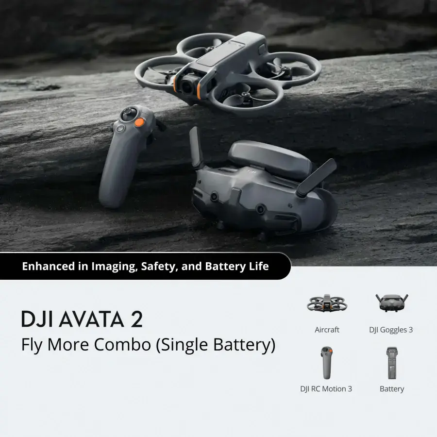Квадрокоптер DJI Avata 2 Fly More Combo [Single Battery] (CP.FP.00000150.02) NO BOX