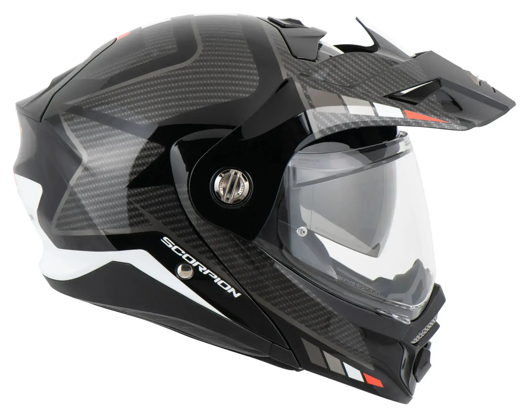 Мотошлем Scorpion ADX-2 Camino Black/Silver/Red (4500007844)