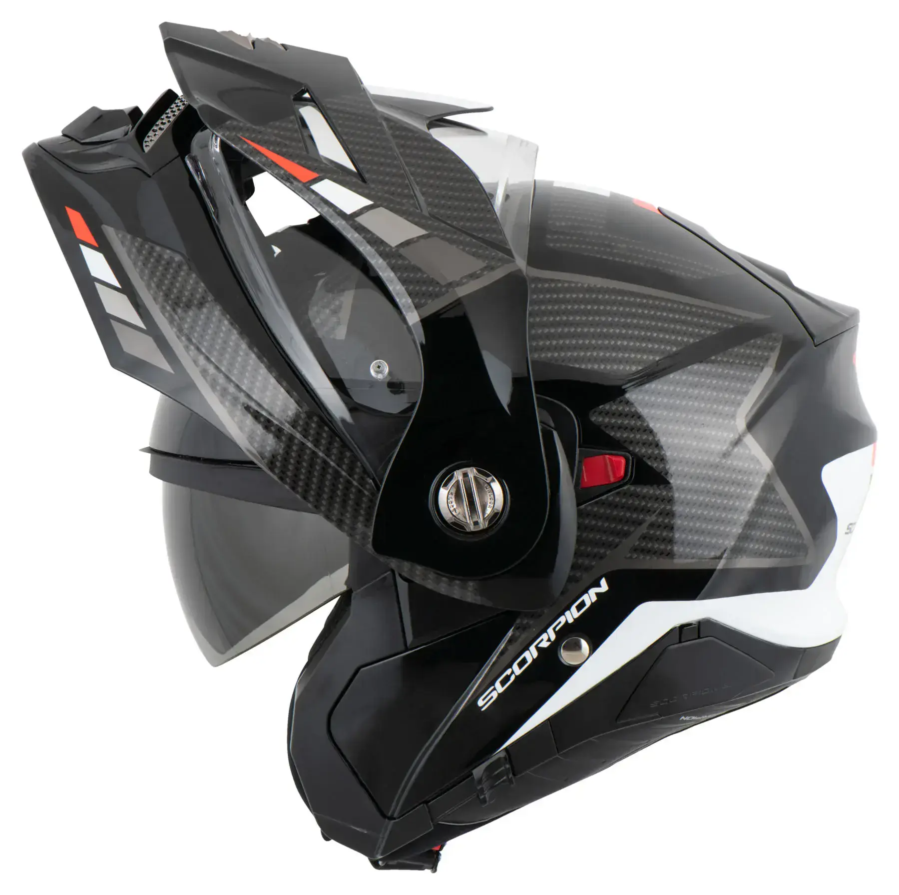 Мотошлем Scorpion ADX-2 Camino Black/Silver/Red (4500007844)