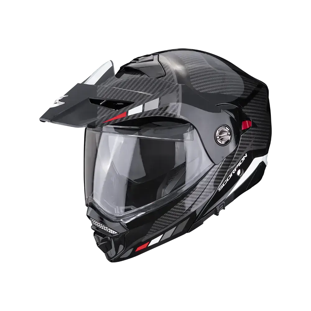 Мотошолом Scorpion ADX-2 Camino Black/Silver/Red (4500007844)