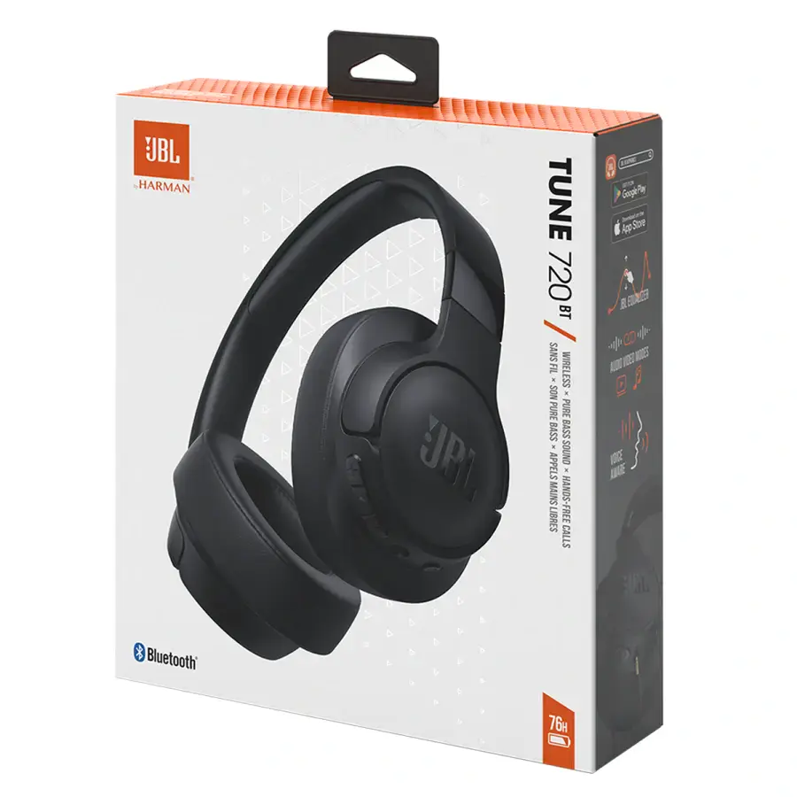 Наушники JBL Tune 720 BT - Black (JBLT720BTBLK)