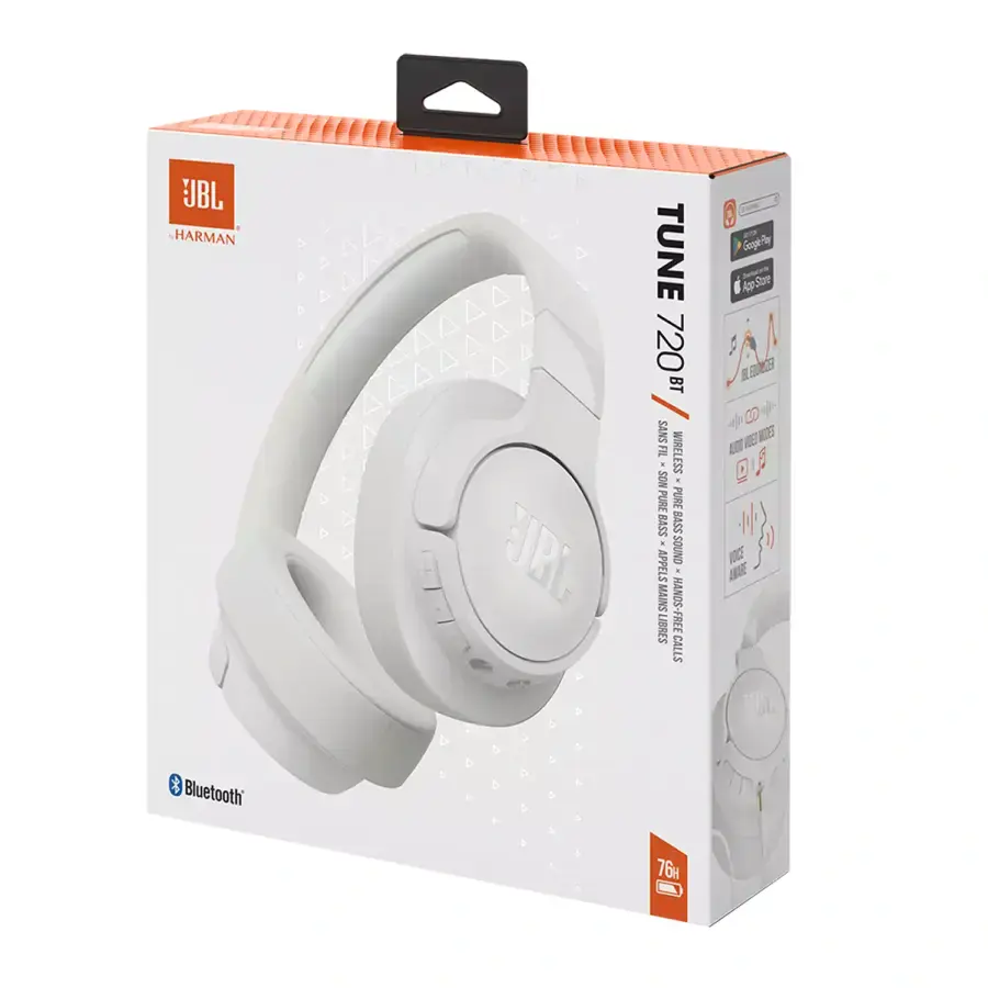 Наушники JBL Tune 720 BT - White (JBLT720BTWHT)