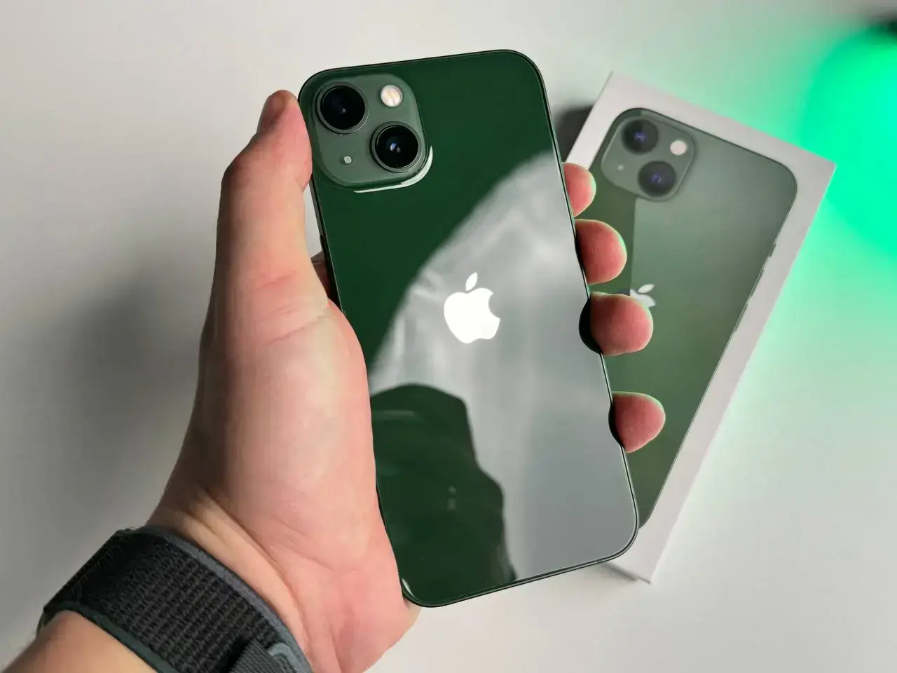 NEW SWAP Apple iPhone 13 128GB Green (MNGD3, MNGK3)🔋100%(Стан - 10/10, Комплект - Повний | гарантія - 1 міс.)