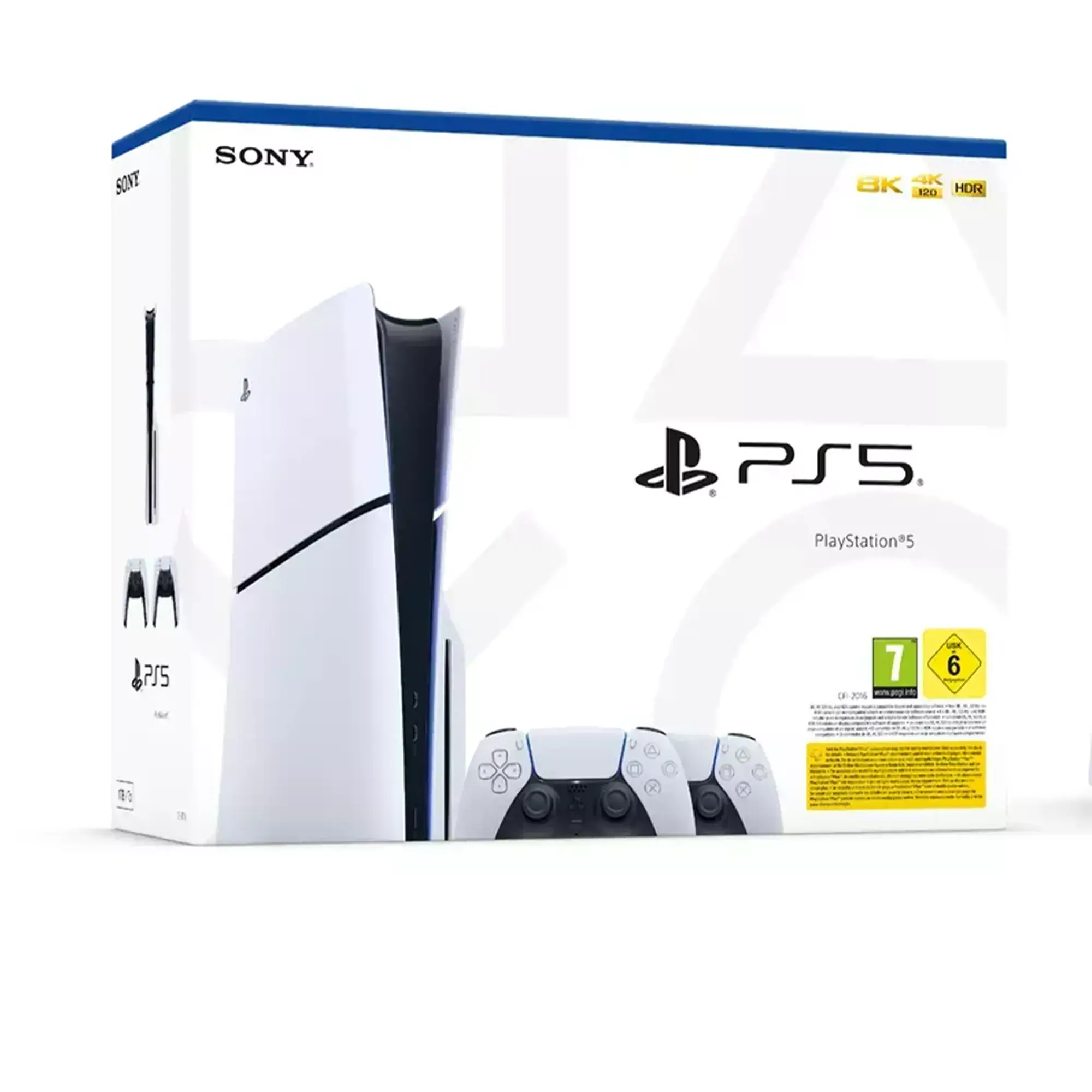 Стационарная игровая приставка Sony PlayStation 5 Slim Blu-Ray 1TB + DualSense Wireless Controller (1000042051)