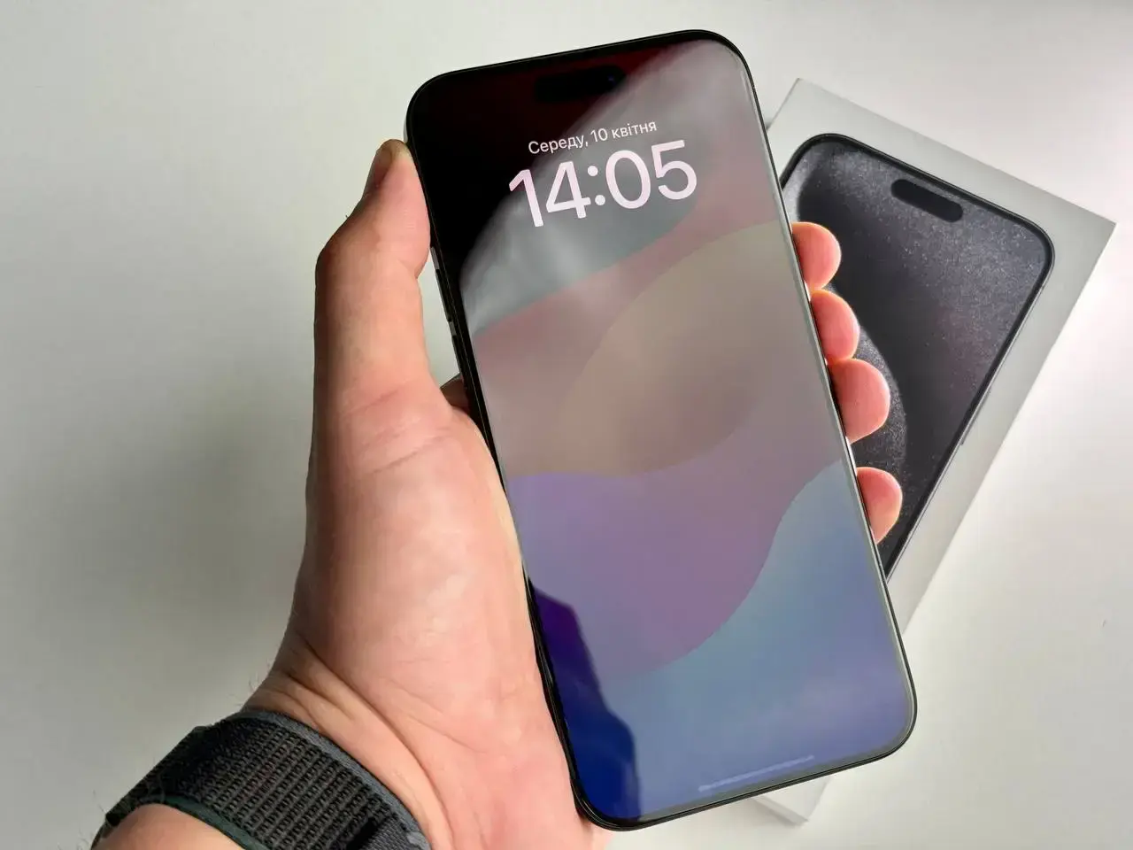 УЦІНКА Apple iPhone 15 Pro Max 256GB Black Titanium (MU773) - Стан: новий | Акумулятор: 100% | Комплект: повний | Гарантія: 1 міс.