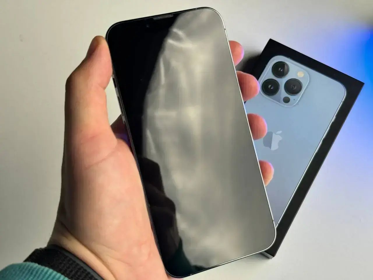 ВЖИВАНИЙ Apple iPhone 13 Pro 256GB Sierra Blue (MLU03, MLVP3)🔋100%(Стан - 9.5/10, Комплект - повний | гарантія - 1 міс.)
