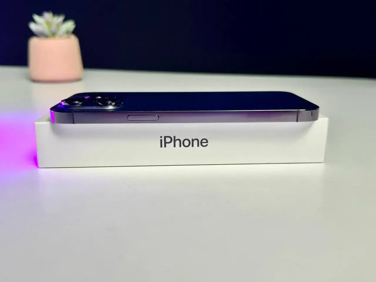 Б.У. Apple iPhone 14 Pro Max 256GB Deep Purple (MQ9X3)🔋100%(Состояние - хорошее, Комплект - Полный | гарантия - 1 мес.)
