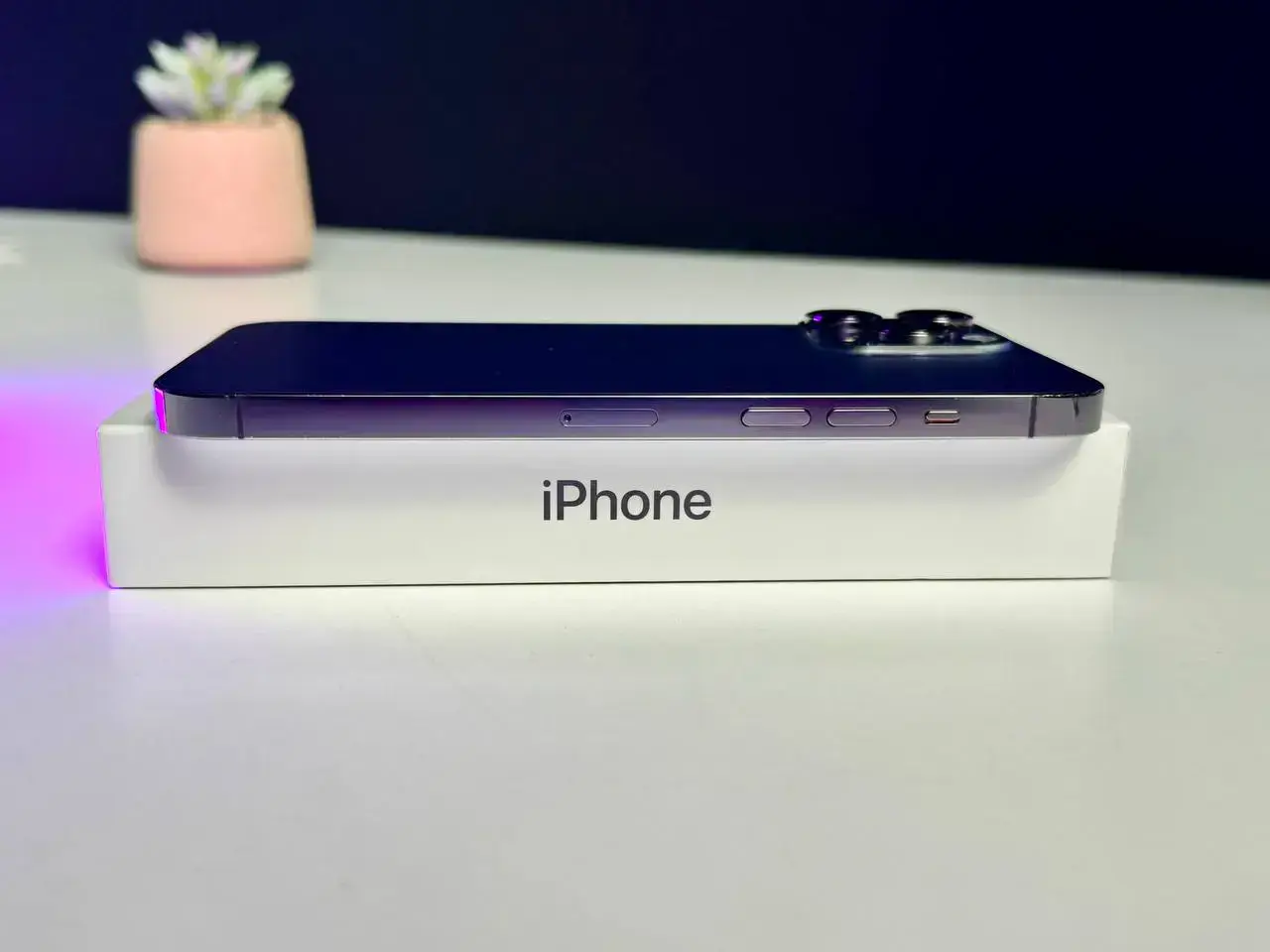 Б.У. Apple iPhone 14 Pro Max 256GB Deep Purple (MQ9X3)🔋100%(Состояние - хорошее, Комплект - Полный | гарантия - 1 мес.)