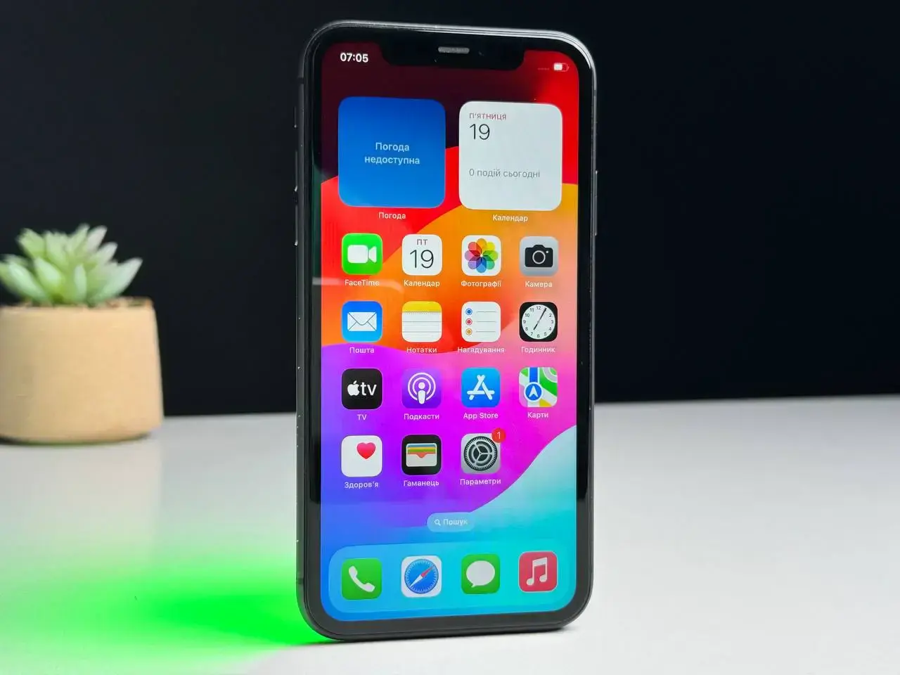 ВЖИВАНИЙ Apple iPhone 11 128GB Black (MHCX3, MHDH3) Slim Box - Стан: гарний | Акумулятор: 83% | Комплект: повний | Гарантія: 1 міс.