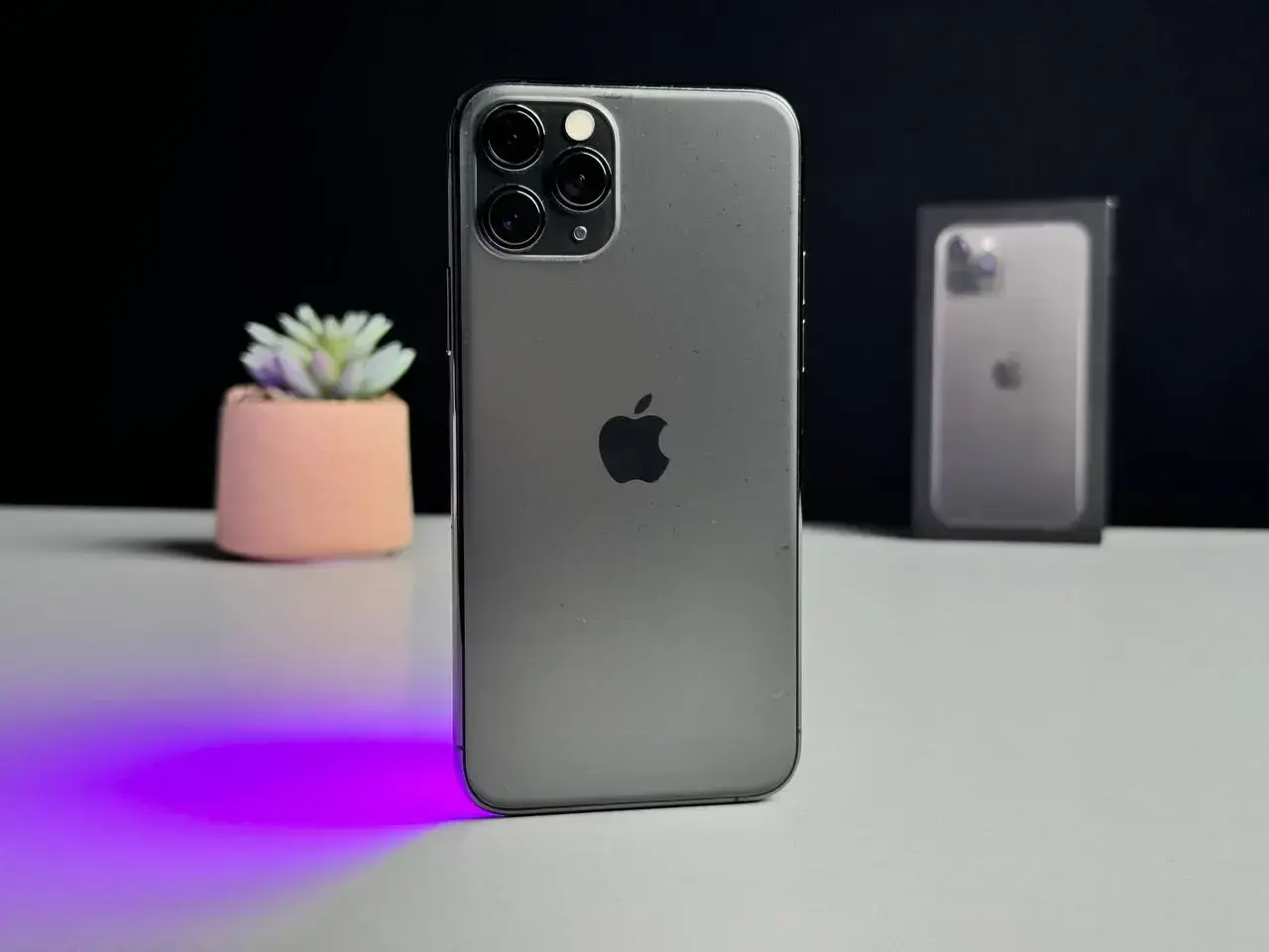 Б/У Phone 11 Pro 512GB Space Gray (MWCD2) - Состояние: хороший | Аккумулятор: 100% | Комплект: коробка | Гарантія: 1 мес.