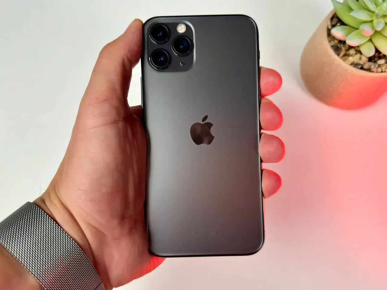 Б/У Apple iPhone 11 Pro 64GB Space Gray (MWC22) - Состояние: хороший | Аккумулятор: 100% | Комплект: кабель | Гарантія: 1 мес.
