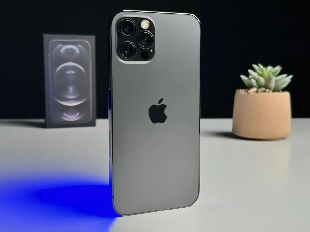 Б/У Apple iPhone 12 Pro 128GB Graphite (MGLN3, MGMK3) - Состояние: хороший | Аккумулятор: 100% | Комплект: полный | Гарантія: 1 мес.