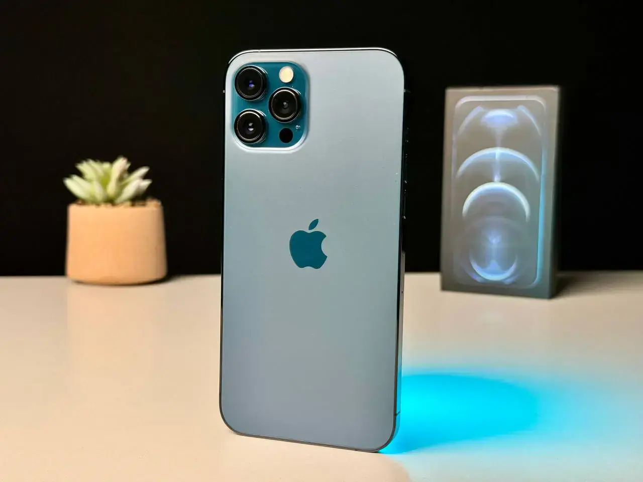 Б/У Apple iPhone 12 Pro Max 256GB Pacific Blue (MGCN3, MGDF3) - Состояние: хороший | Аккумулятор: 100% | Комплект: полный | Гарантія: 1 мес.