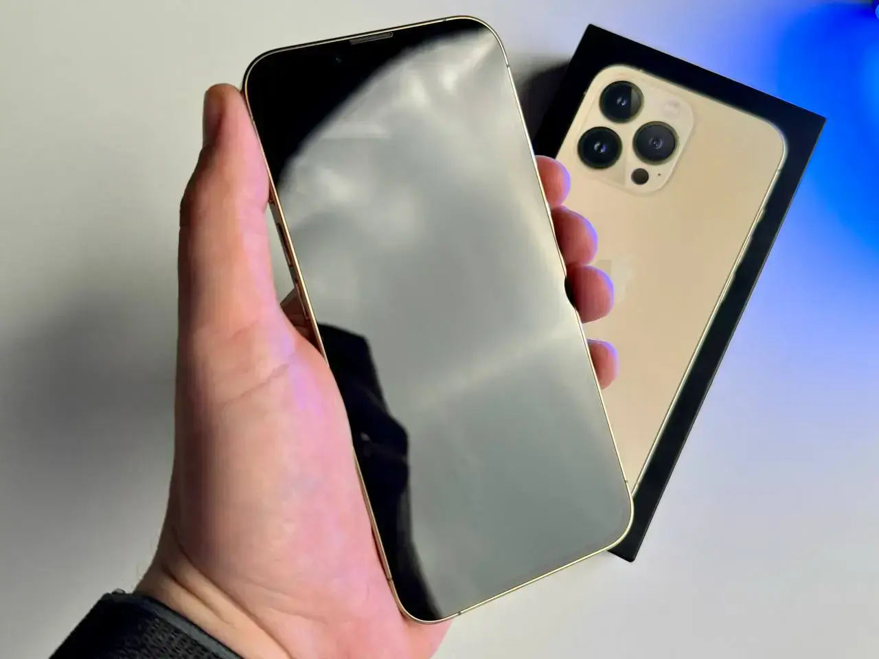 ВЖИВАНИЙ Apple iPhone 13 Pro 128GB Gold (MLTR3, MLVC3) - Стан: гарний | Акумулятор: 100% | Комплект: повний | Гарантія: 1 міс.