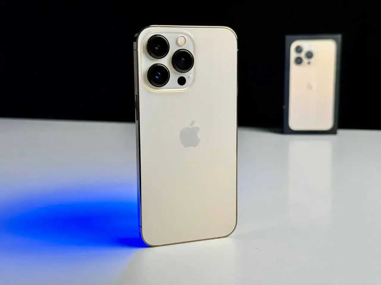 Б/У Apple iPhone 13 Pro 128GB Gold (MLTR3, MLVC3) - Состояние: хороший | Аккумулятор: 100% | Комплект: полный | Гарантія: 1 мес.