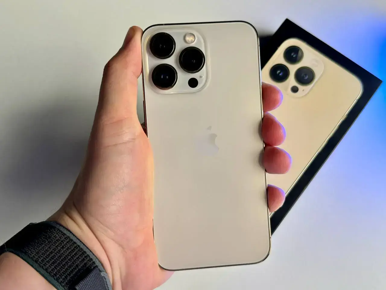 ВЖИВАНИЙ Apple iPhone 13 Pro 128GB Gold (MLTR3, MLVC3) - Стан: ідеальний | Акумулятор: 88% | Комплект: повний | Гарантія: 1 міс.