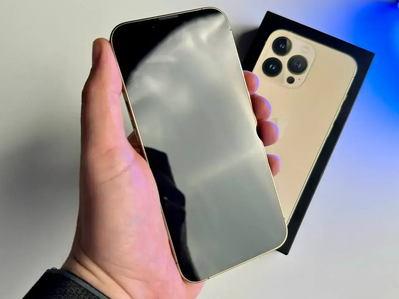 ВЖИВАНИЙ Apple iPhone 13 Pro 128GB Gold (MLTR3, MLVC3) - Стан: ідеальний | Акумулятор: 88% | Комплект: повний | Гарантія: 1 міс.