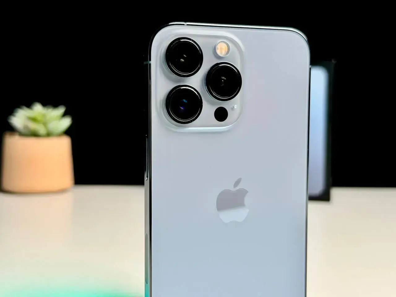 Б/У Apple iPhone 13 Pro 128GB Sierra Blue (MLTT3, MLVD3) - Состояние: хороший | Аккумулятор: 100% | Комплект: коробка | Гарантія: 1 мес.