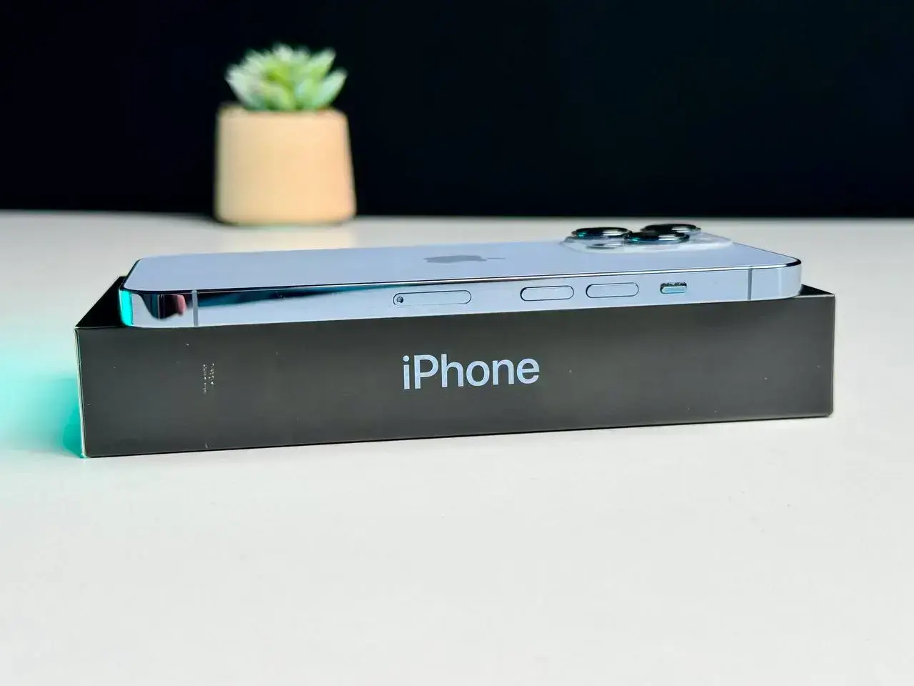 Б/У Apple iPhone 13 Pro 128GB Sierra Blue (MLTT3, MLVD3) - Состояние: хороший | Аккумулятор: 100% | Комплект: коробка | Гарантія: 1 мес.