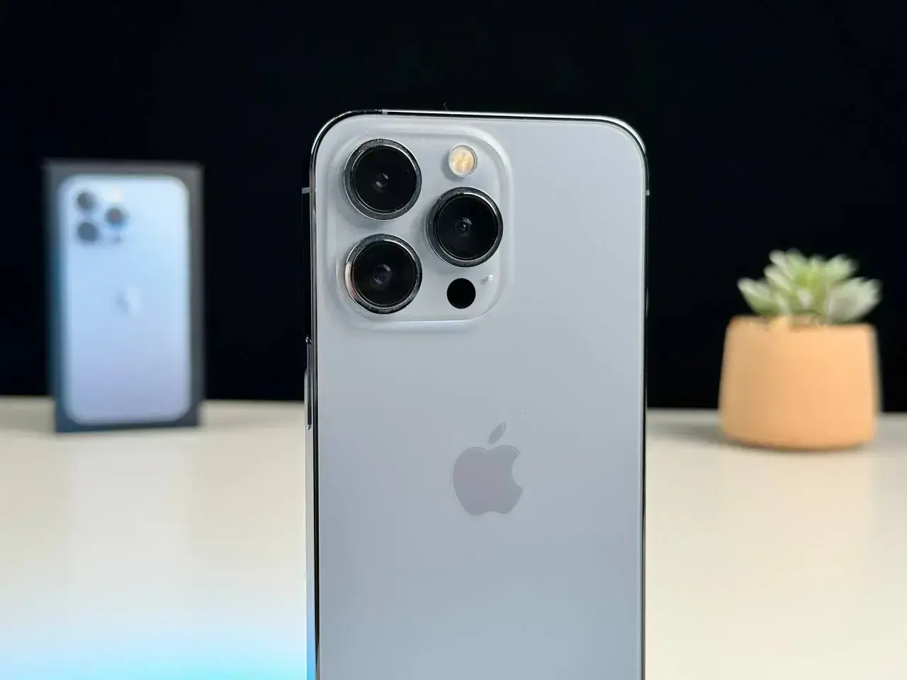 Б/У Apple iPhone 13 Pro 128GB Sierra Blue (MLTT3, MLVD3) - Состояние: хороший | Аккумулятор: 100% | Комплект: коробка | Гарантія: 1 мес.