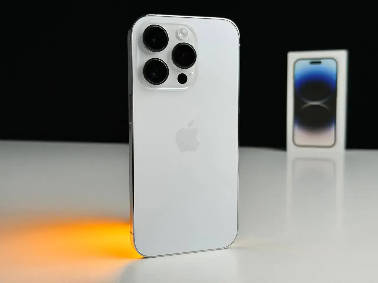 Б/У Apple iPhone 14 Pro 128GB Silver (MQ023) - Состояние: идеальный | Аккумулятор: 87% | Комплект: полный | Гарантія: 1 мес.