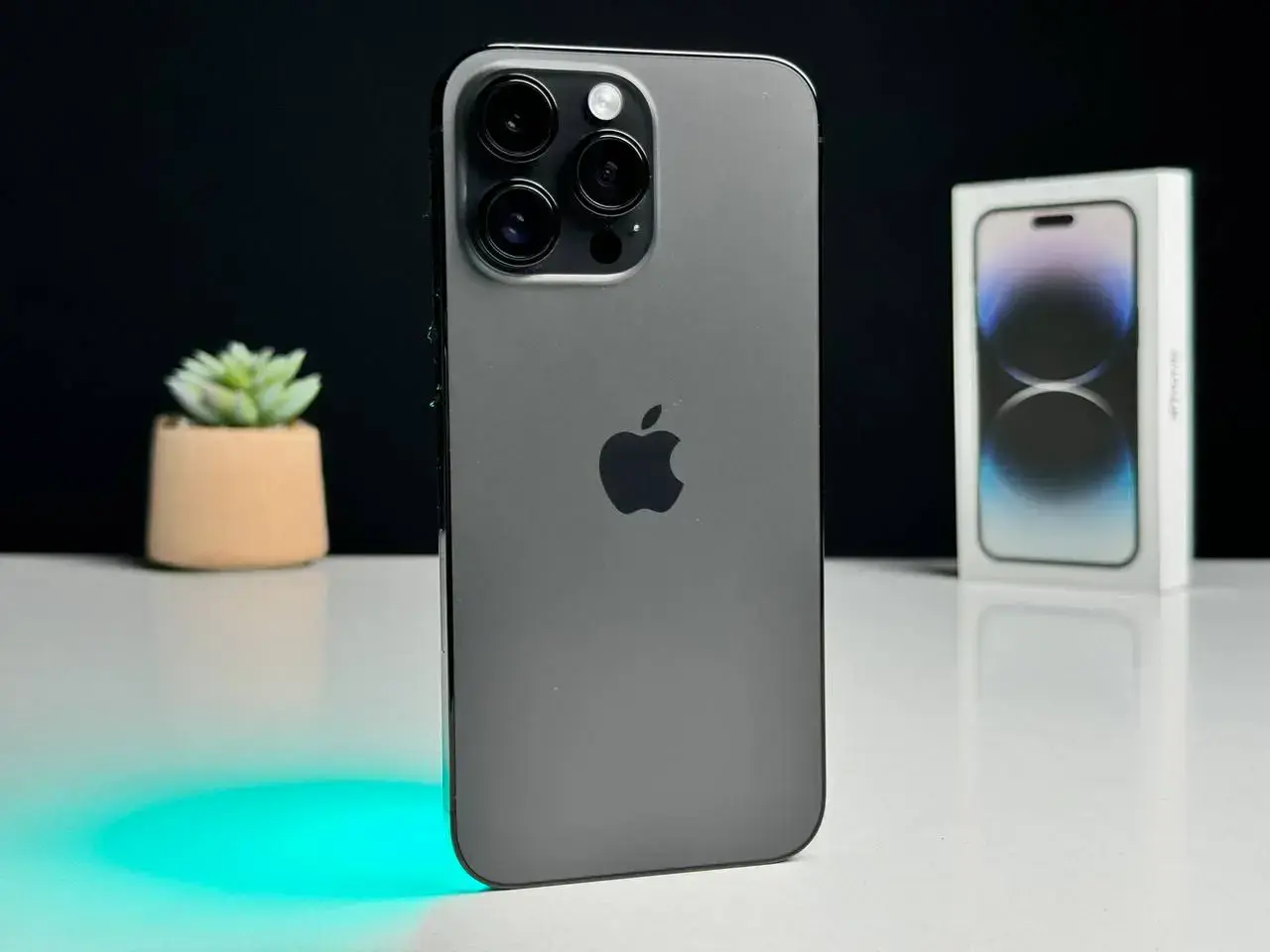 Б/У Apple iPhone 14 Pro Max 128GB Space Black eSim (MQ8N3) - Состояние: идеальный | Аккумулятор: 95% | Комплект: полный | Гарантія: 1 мес.