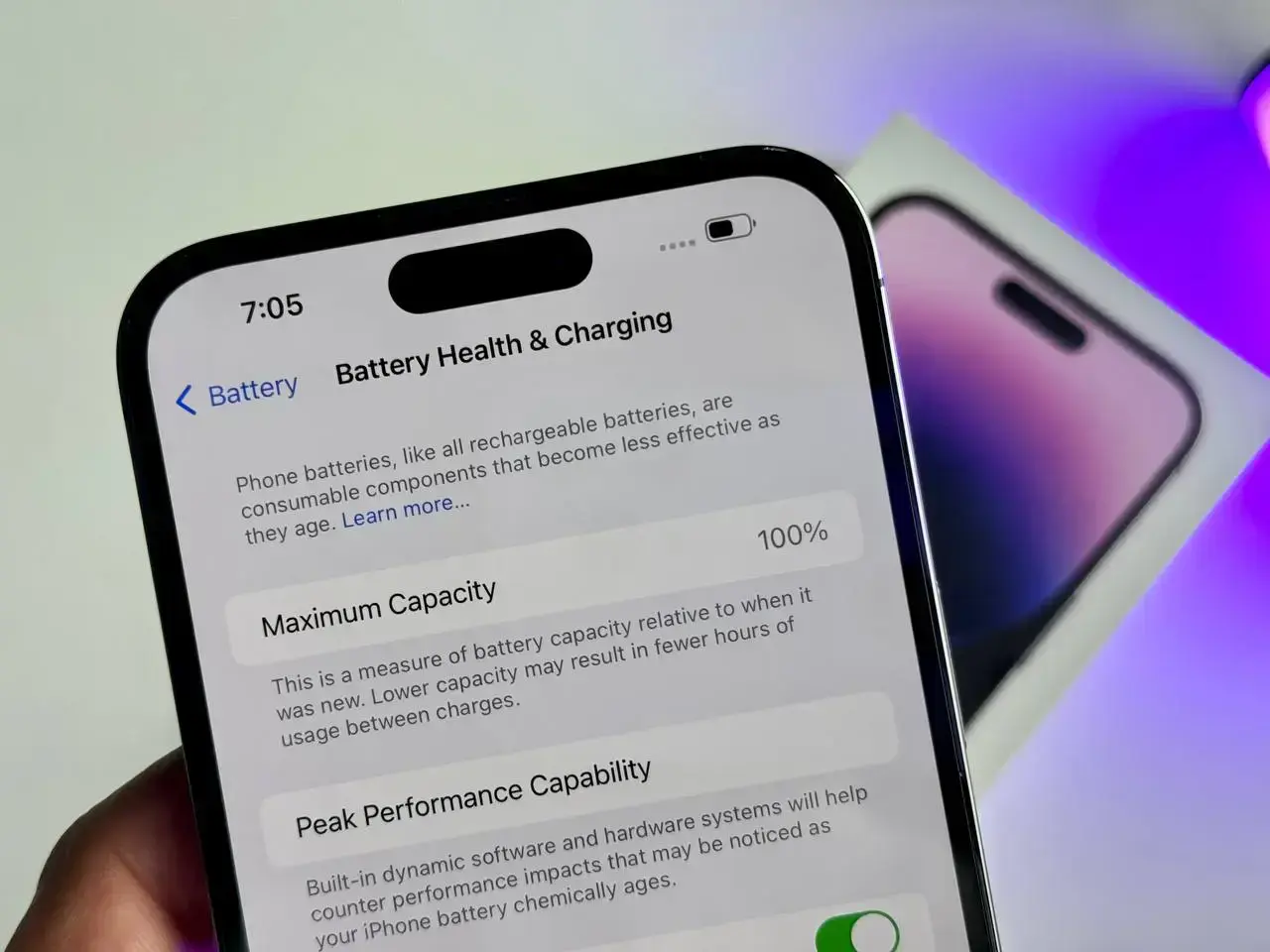 ВЖИВАНИЙ Apple iPhone 14 Pro Max 1TB Deep Purple (MQC53) - Стан: гарний | Акумулятор: 100% | Комплект: повний | Гарантія: 1 міс.