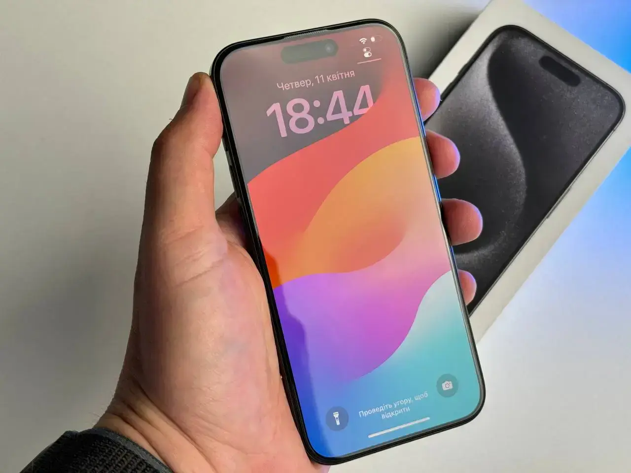 ВЖИВАНИЙ Apple iPhone 15 Pro 128GB Black Titanium (MTUV3) - Стан: ідеальний | Акумулятор: 100% | Комплект: повний | Гарантія: 1 міс.
