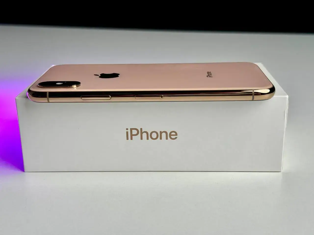 ВЖИВАНИЙ Apple iPhone XS 256GB Gold (MT9K2) - Стан: гарний | Акумулятор: 100% | Комплект: коробка | Гарантія: 1 міс.