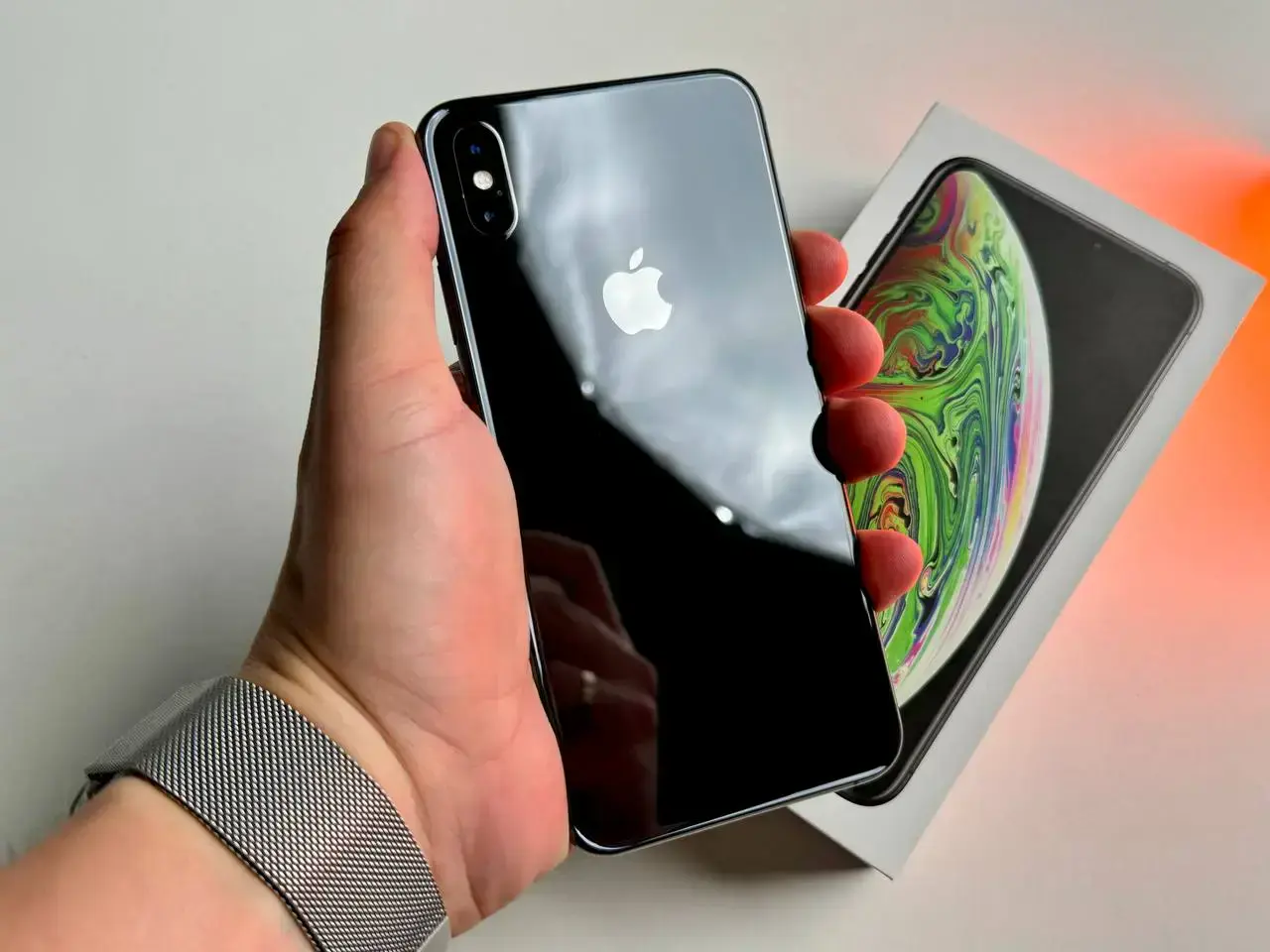 Б/У Apple iPhone XS Max 64GB Space Gray (MT502) - Состояние: идеальный | Аккумулятор: 100% | Комплект: коробка | Гарантія: 1 мес.