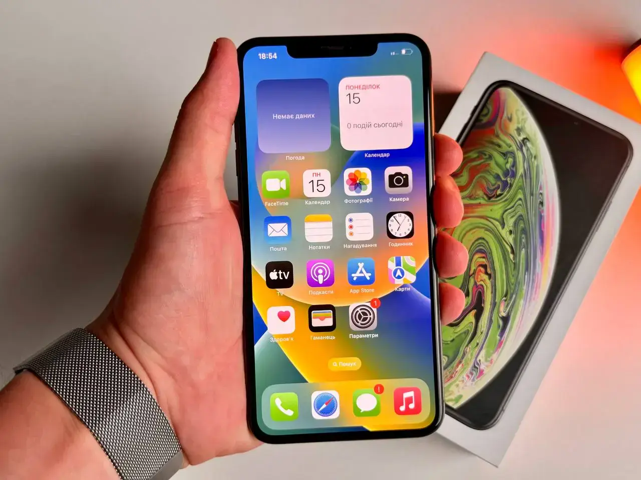Б/У Apple iPhone XS Max 64GB Space Gray (MT502) - Состояние: идеальный | Аккумулятор: 100% | Комплект: коробка | Гарантія: 1 мес.