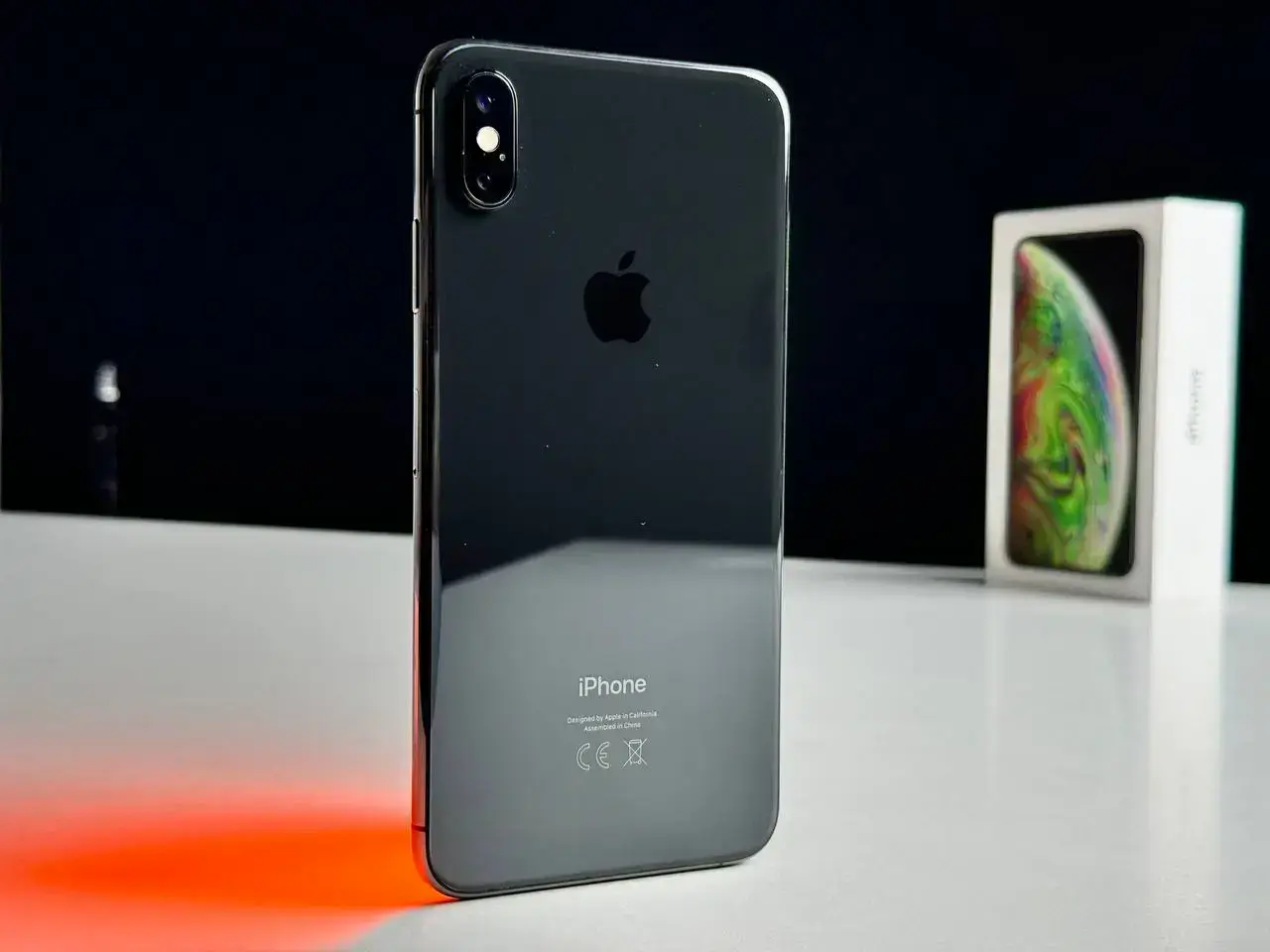 Б/У Apple iPhone XS Max 64GB Space Gray (MT502) - Состояние: идеальный | Аккумулятор: 100% | Комплект: коробка | Гарантія: 1 мес.
