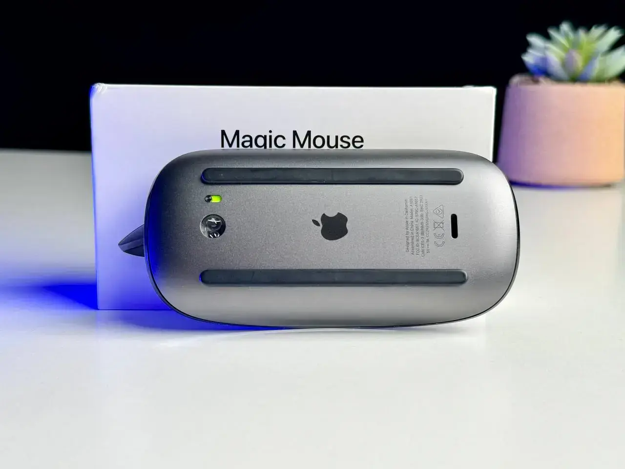 Б/У Apple Magic Mouse 2 Space Gray (MRME2) - Состояние: хороший | Комплект: полный | Гарантія: 1 мес.