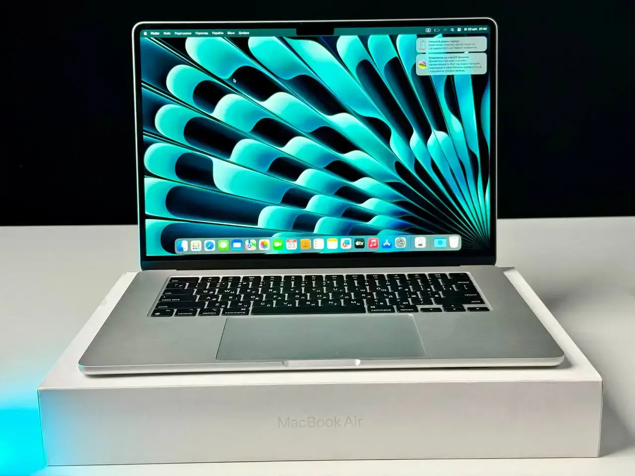 OPEN BOX MacBook Air 15" M2/8GB/256GB Silver 2023 (MQKR3) - Состояние: идеальный | Аккумулятор: 100% | Комплект: полный | Гарантія: 3 мес.