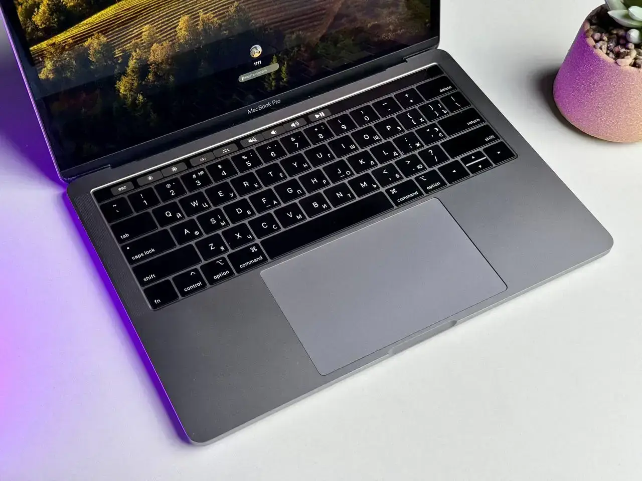 Б/У MacBook Pro 13" Space Gray (Z0W4000RH) 2019 - Состояние: хороший | Аккумулятор: 89% | Комплект: полный | Гарантія: 1 мес.