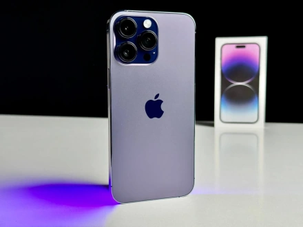 Б/У Apple iPhone 14 Pro Max 1TB Deep Purple (MQC53) - Состояние: хороший | Аккумулятор: 100% | Комплект: полный | Гарантія: 1 мес.