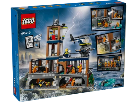 Блоковый конструктор LEGO City Полицейский остров-тюрьма (60419)