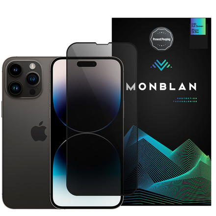 Защитное стекло конфиденциальности Monblan для iPhone 14/13 Pro/13