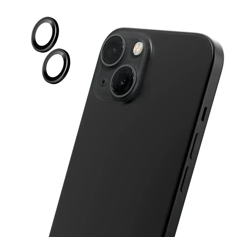 Захисне скло LAUT PRIME GLASS для камер iPhone 15/15 Plus (L_IP23A_PGL_BK)