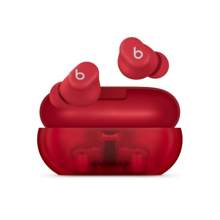 Наушники Beats Solo Buds — True Wireless Earbuds — Transparent Red (MUW03)