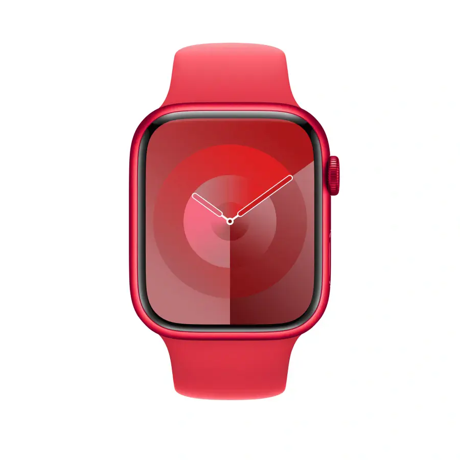 Ремінець Apple (PRODUCT)RED Sport Band S/M для Apple Watch 42/44/45/49mm (MP7K3, MT3W3)