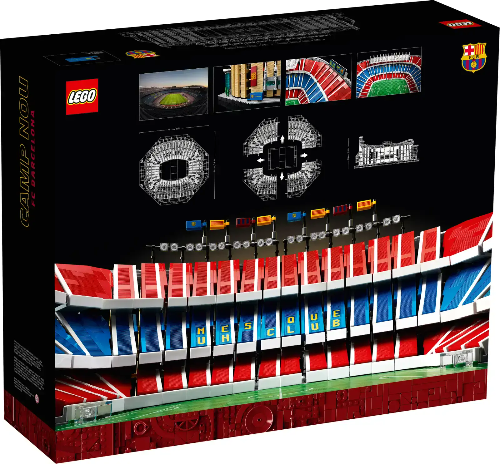 Блоковий конструктор LEGO Стадіон Камп Ноу ФК Барселона (10284)