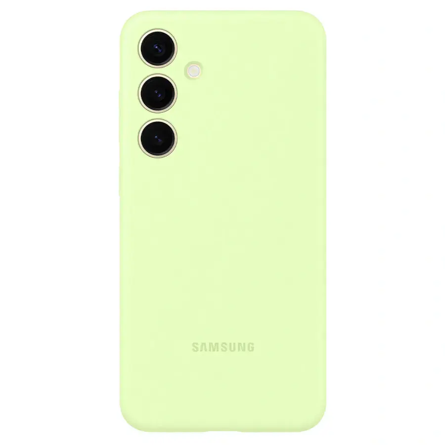 Чехол Samsung Silicone Case для Galaxy S24 Plus - Light Green (EF-PS926TGEGWW)
