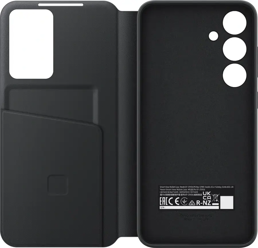 Чехол Samsung Smart View Wallet Case для Galaxy S24 - Black (EG-ZS921CBEG)