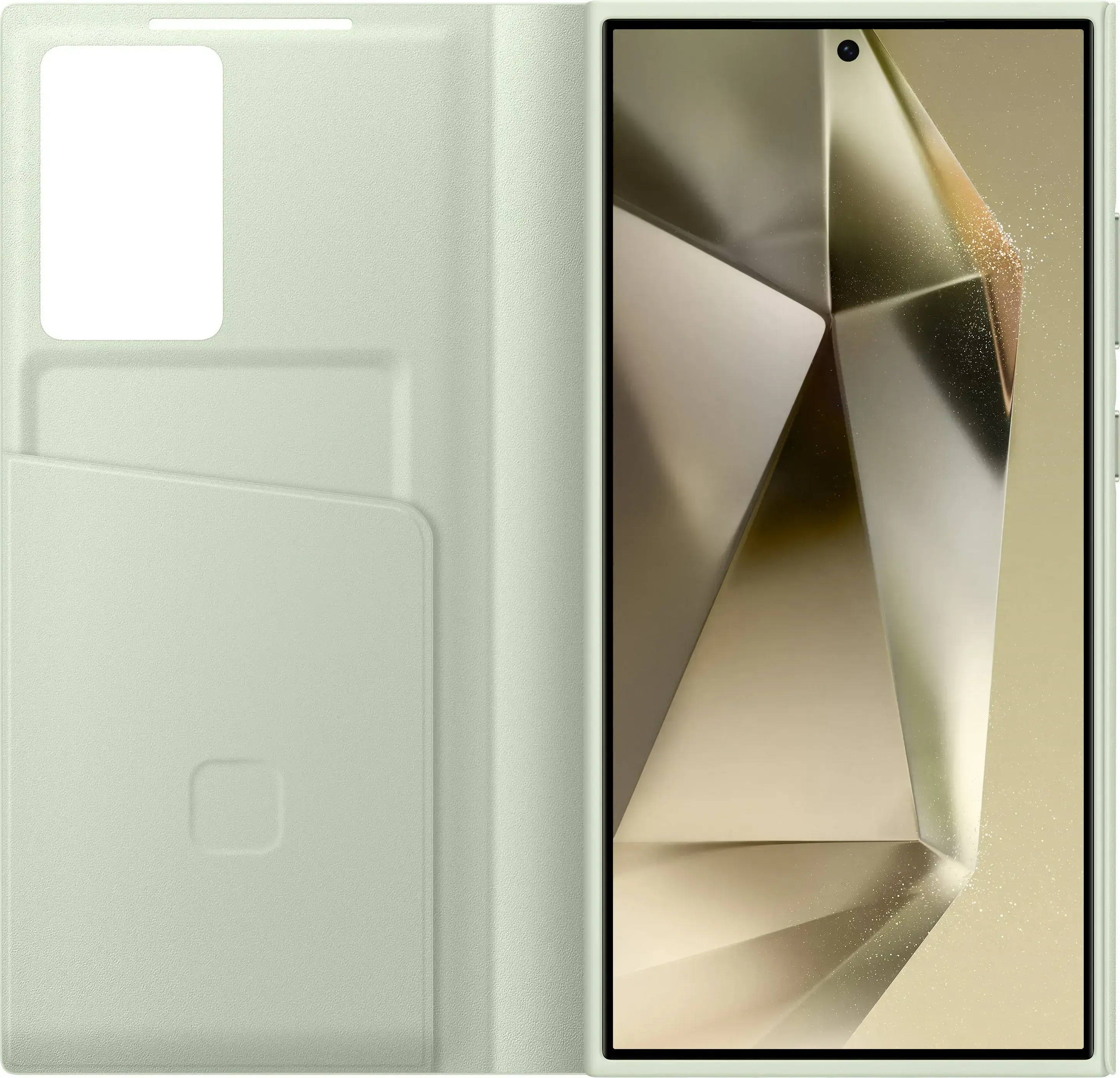 Чохол Samsung Smart View Wallet Case для Samsung Galaxy S24 Ultra - Light Green (EF-ZS928CGEGWW)