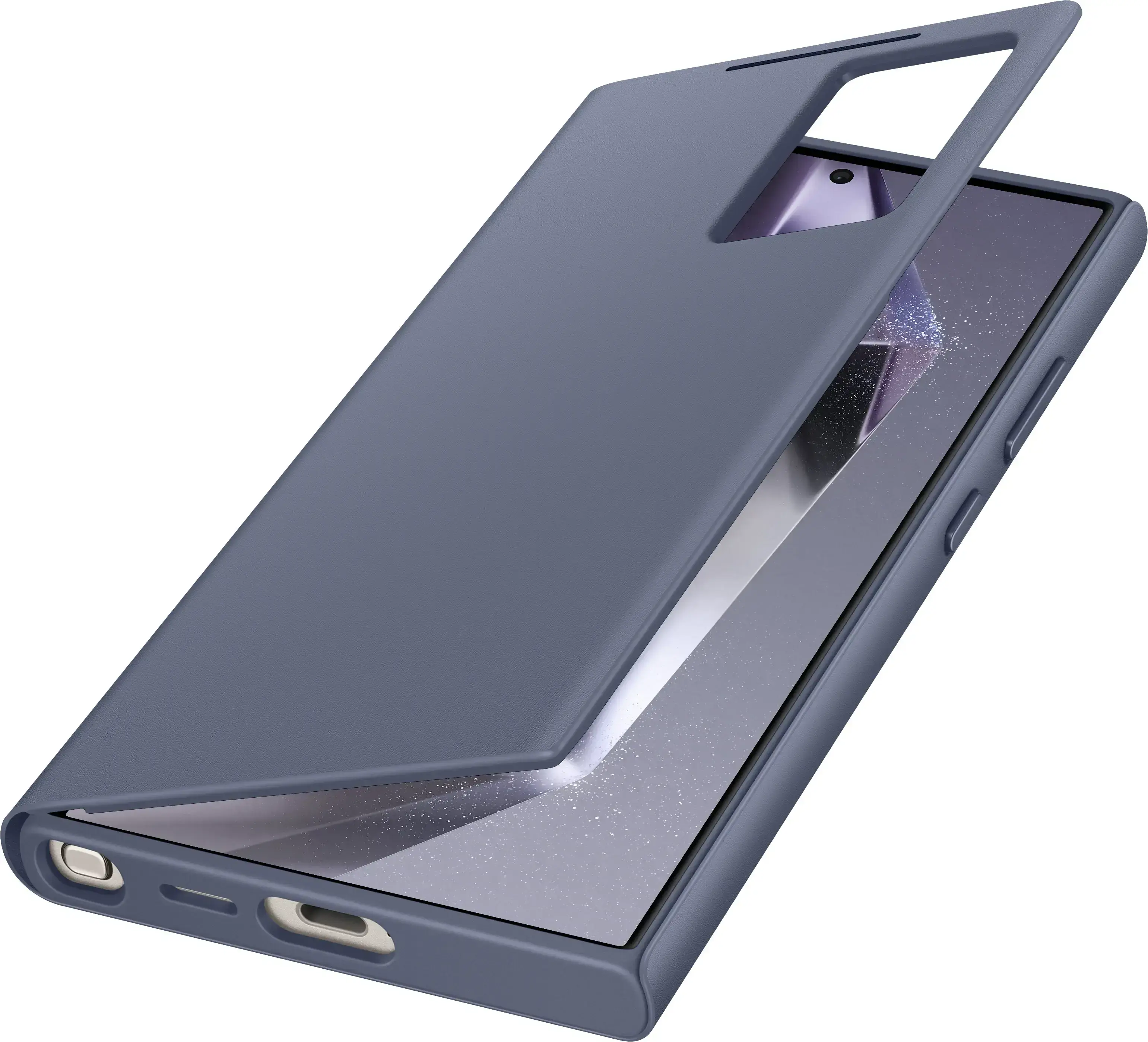 Чехол Samsung Smart View Wallet Case для Samsung Galaxy S24 Ultra - Violet (EF-ZS928CVEGWW)