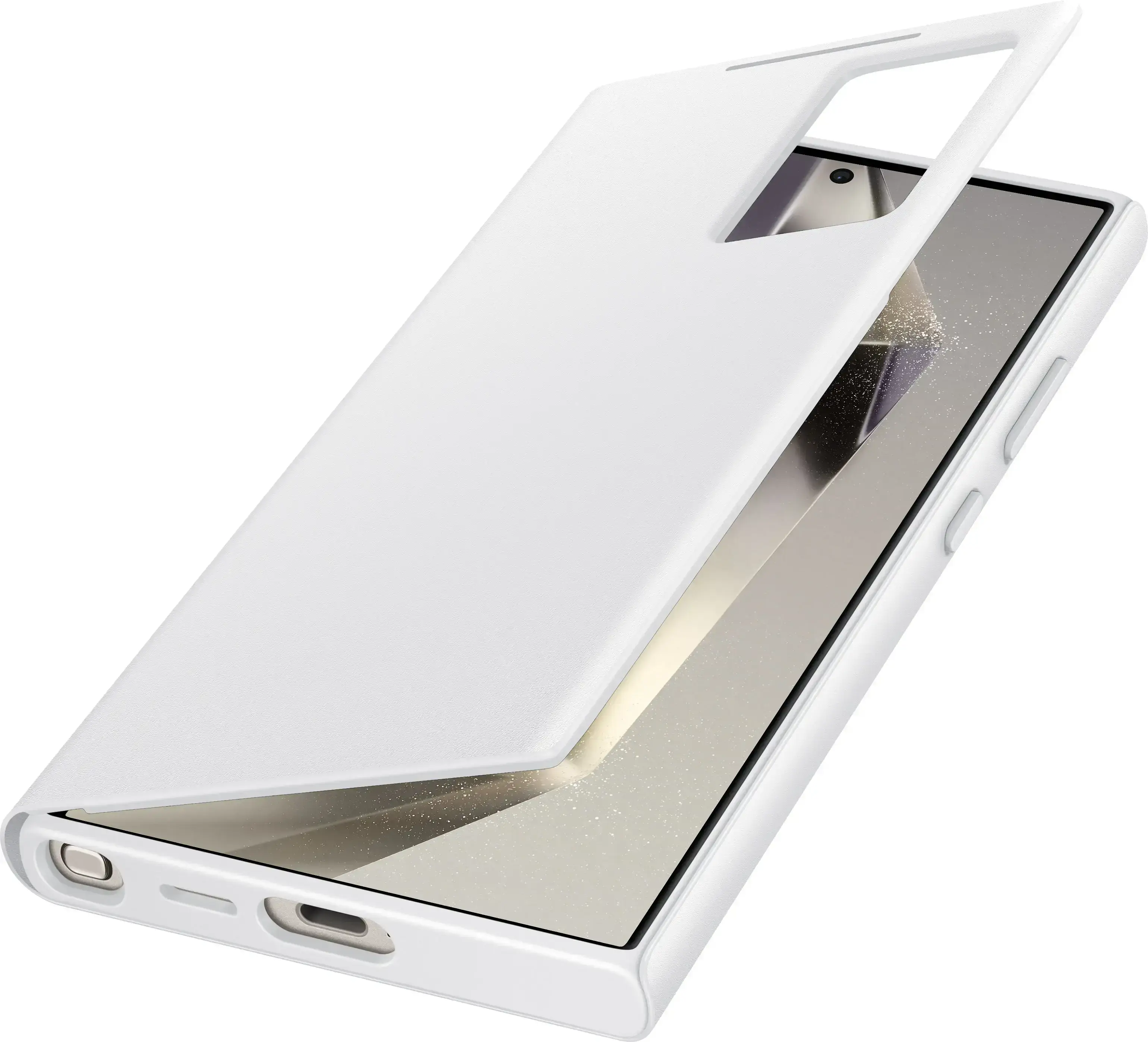 Чохол Samsung Smart View Wallet Case для Samsung Galaxy S24 Ultra - White (EF-ZS928CWEGWW)
