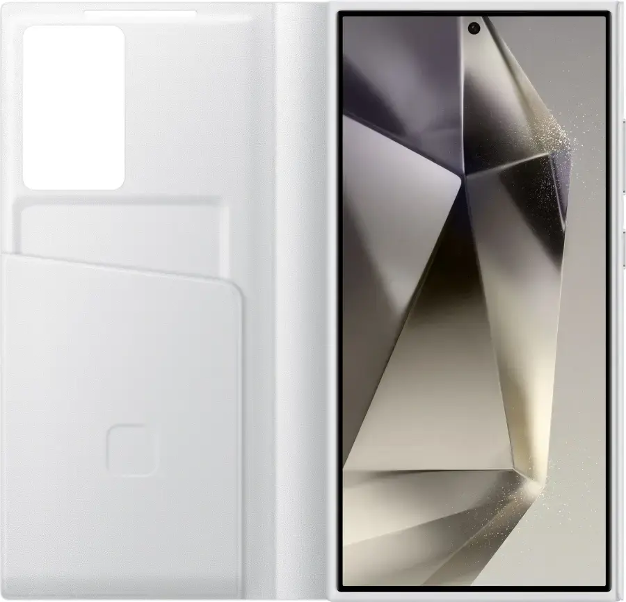Чехол Samsung Smart View Wallet Case для Samsung Galaxy S24 Ultra - White (EF-ZS928CWEGWW)