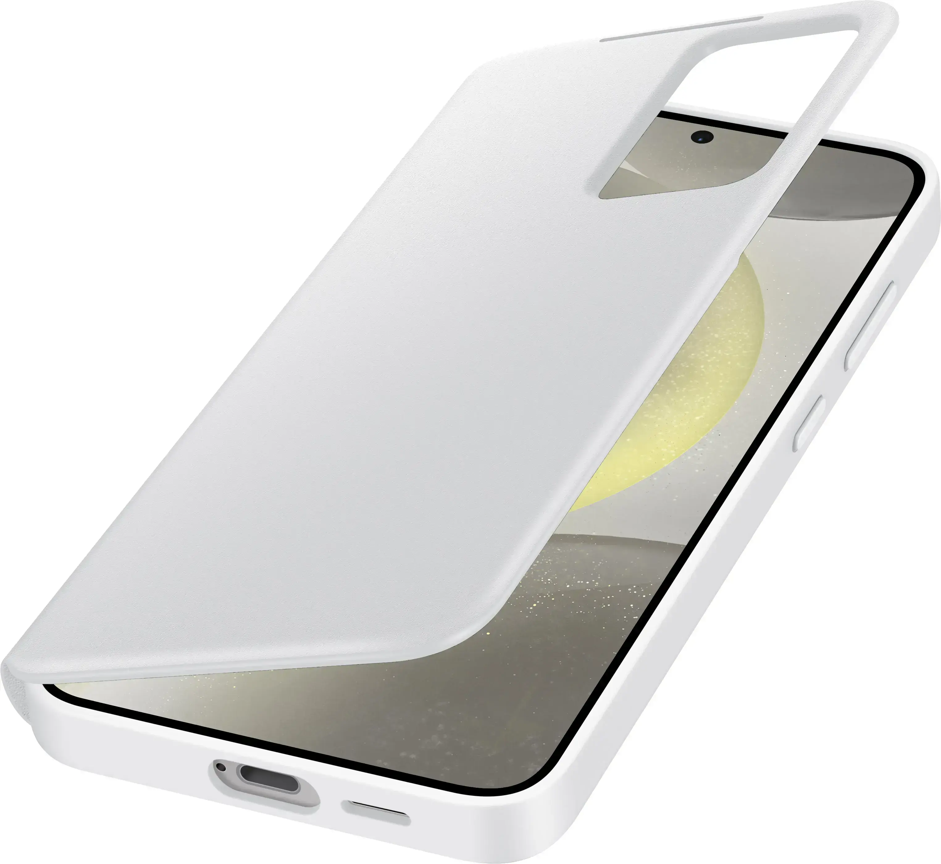Чохол Samsung Smart View Wallet Case для Samsung S24 Plus - White (EF-ZS926CWEGWW)