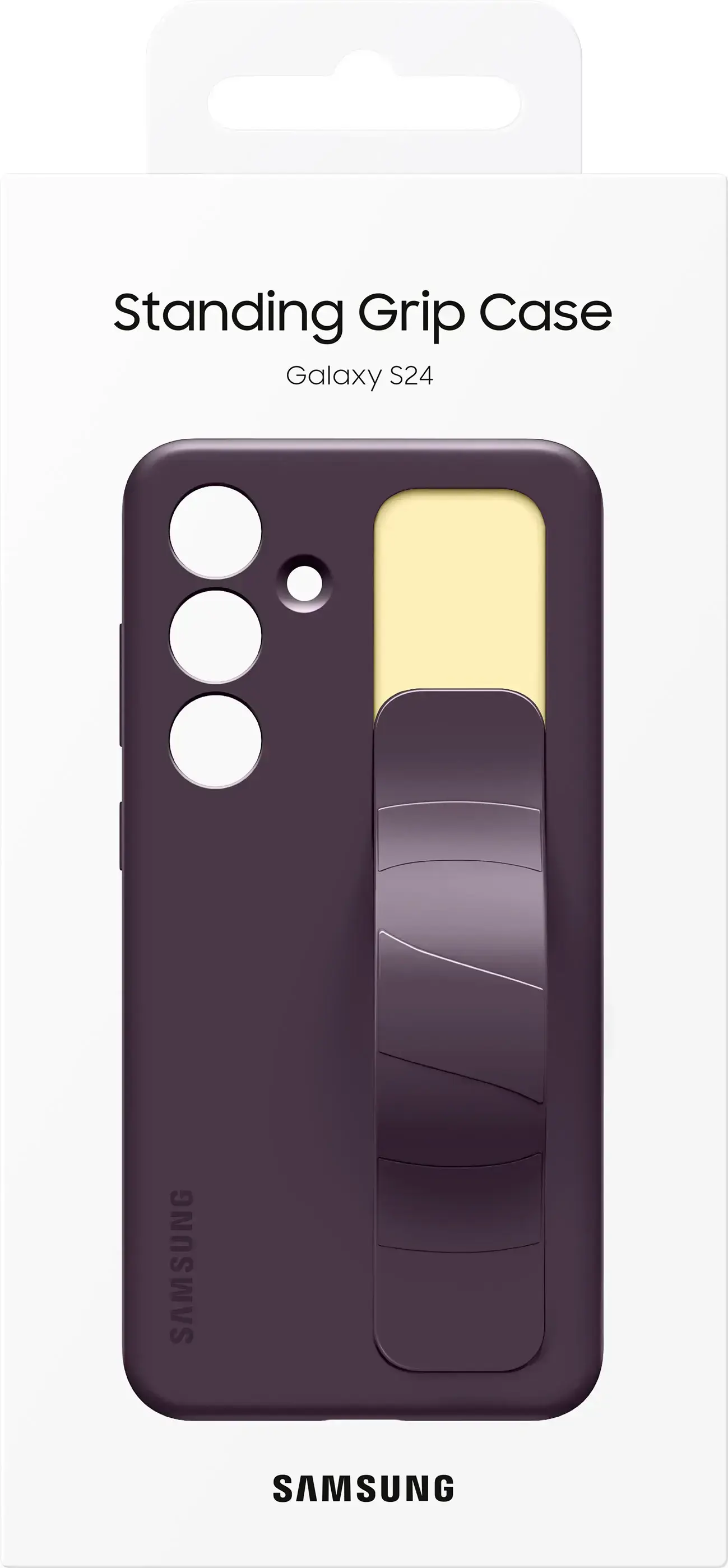 Чехол Samsung Standing Grip Case для Galaxy S24 - Dark Violet (EF-GS921CEEGWW)